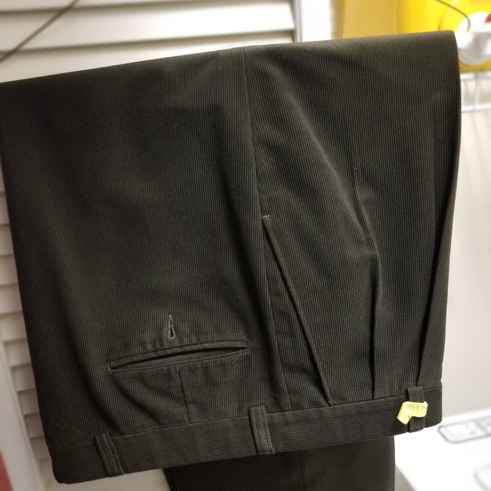 Excellent Dark Green Dress Pants
